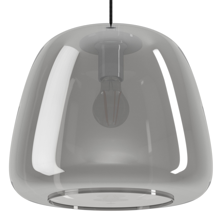 Eglo - Kattokruunu johdossa 1xE27/40W/230V halkaisija 35 cm savuinen