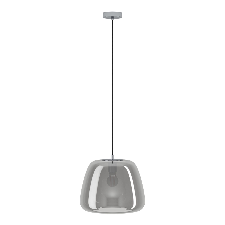 Eglo - Kattokruunu johdossa 1xE27/40W/230V halkaisija 35 cm savuinen
