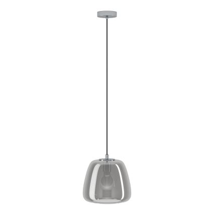 Eglo - Kattokruunu johdossa 1xE27/40W/230V halkaisija 26 cm savuinen