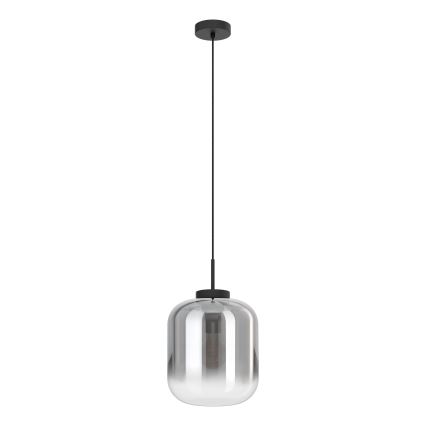 Eglo - Kattokruunu johdossa 1xE27/40W/230V halkaisija 25 cm savuinen