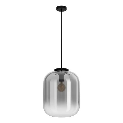 Eglo - Kattokruunu johdossa 1xE27/40W/230V halkaisija 35 cm savuinen