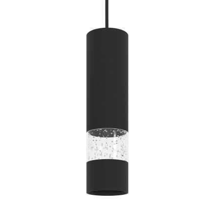 Eglo - LED-kattokruunu johdossa 1xGU10/4,6W/230V musta