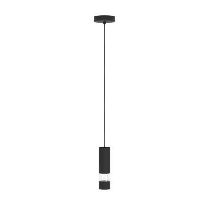 Eglo - LED-kattokruunu johdossa 1xGU10/4,6W/230V musta