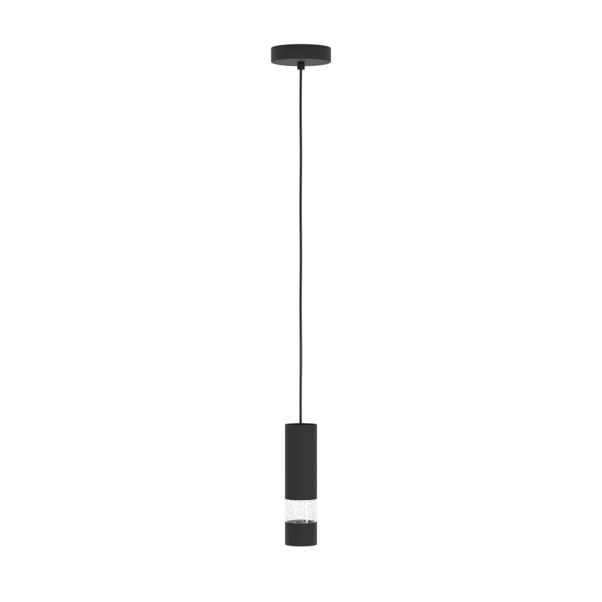 Eglo - LED-kattokruunu johdossa 1xGU10/4,6W/230V musta