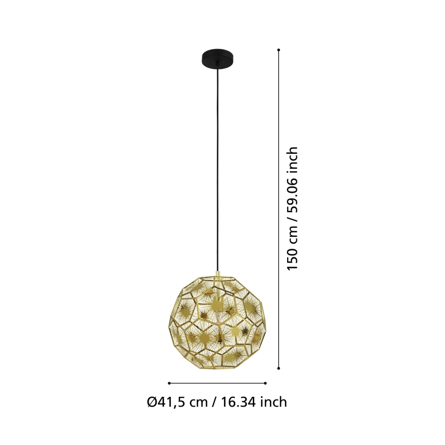 Eglo - Kattokruunu narussa 1xE27 / 60W / 230V d. 41 cm
