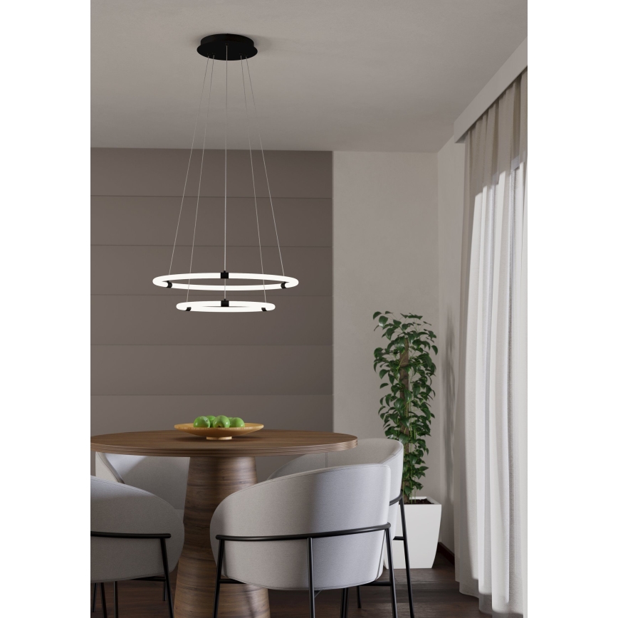 Eglo 39839 - LED-kattokruunu narussa BANDERILLAS LED/22W/230V