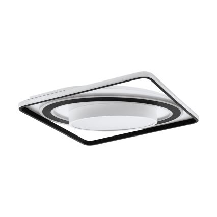 Eglo - Himmennettävä LED-kattovalaisin LED/21,5W/230V + LED/10,5W + LED/3W 3000-6500K musta + kauko-ohjaus