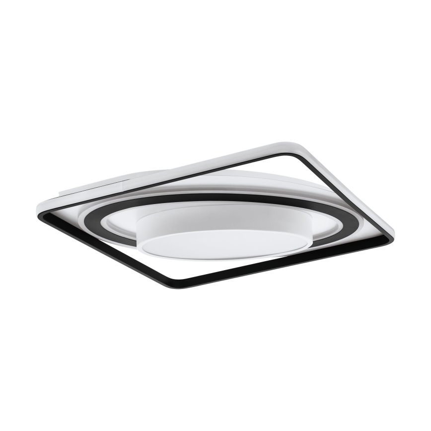 Eglo - Himmennettävä LED-kattovalaisin LED/21,5W/230V + LED/10,5W + LED/3W 3000-6500K musta + kauko-ohjaus