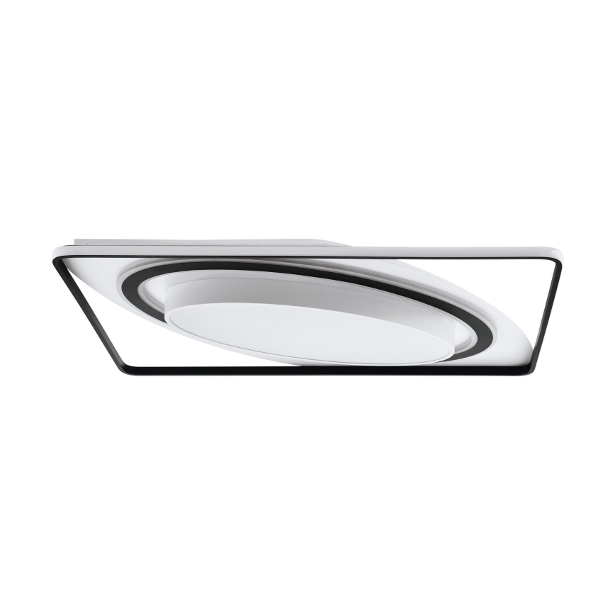 Eglo - Himmennettävä LED-kattovalaisin LED/28W/230V+LED/13W+ LED/2,8W 3000-6500K musta + kauko-ohjaus