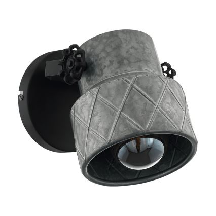Eglo 39868 - Seinävalaisin HILCOTT 1xE27/40W/230V