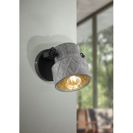 Eglo 39868 - Seinävalaisin HILCOTT 1xE27/40W/230V