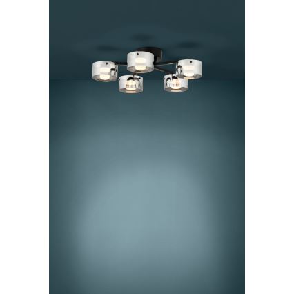 Eglo - LED-himmennettävä pinta-asennettava kattokruunu 5xLED / 5,4W / 230V