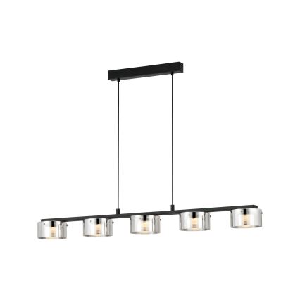 Eglo - LED-himmennettävä kattokruunu narussa 5xLED / 5,4W / 230V