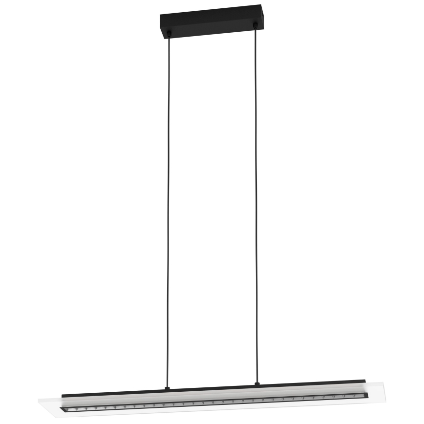 Eglo - Himmennettävä LED-kattokruunu johdossa LED/57,5W/230V 3000K musta + kauko-ohjaus
