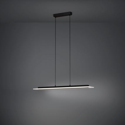 Eglo - Himmennettävä LED-kattokruunu johdossa LED/57,5W/230V 3000K musta + kauko-ohjaus