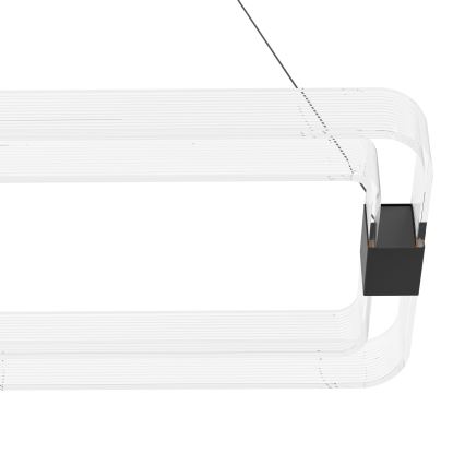 Eglo - Himmennettävä LED-kattokruunu johdossa LED/39,2W/230V 3000K musta