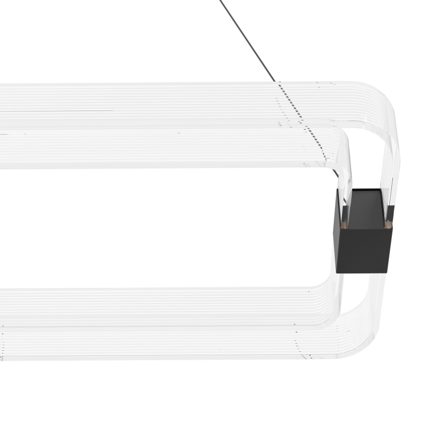 Eglo - Himmennettävä LED-kattokruunu johdossa LED/39,2W/230V 3000K musta