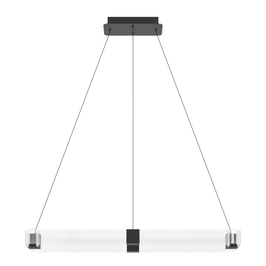 Eglo - Himmennettävä LED-kattokruunu johdossa LED/39,2W/230V 3000K musta