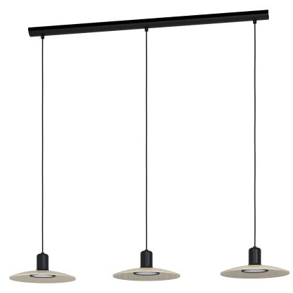 Eglo - LED-kattokruunu johdossa 3xGU10/4,6W/230V 3000K