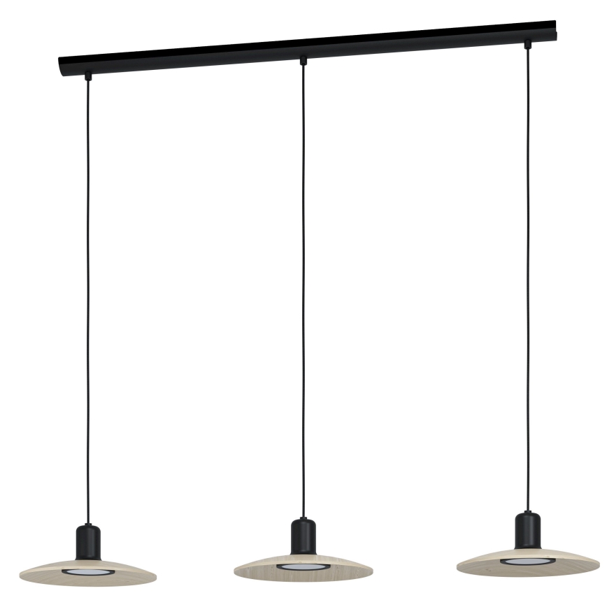 Eglo - LED-kattokruunu johdossa 3xGU10/4,6W/230V 3000K