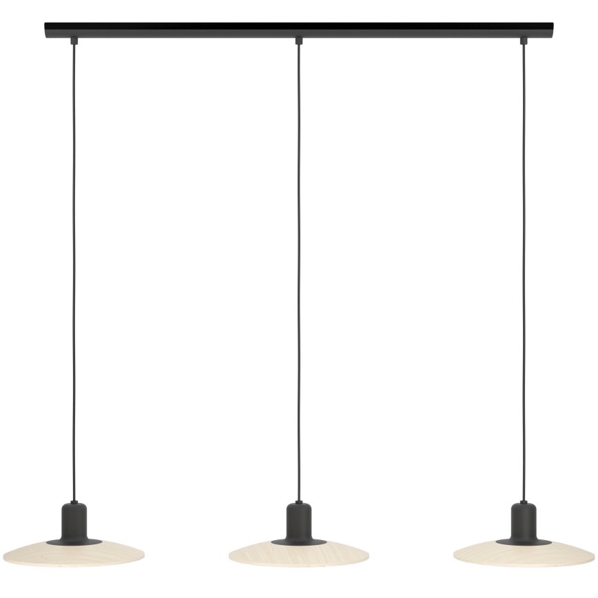 Eglo - LED-kattokruunu johdossa 3xGU10/4,6W/230V 3000K