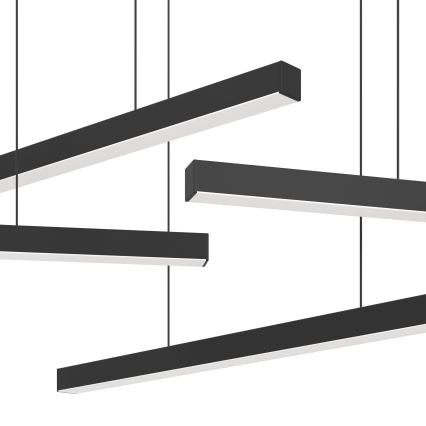 Eglo - Himmennettävä LED-kattokruunu johdossa 6xLED/8,4W/230V 3000K musta