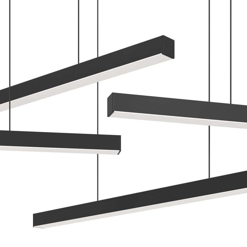 Eglo - Himmennettävä LED-kattokruunu johdossa 6xLED/8,4W/230V 3000K musta