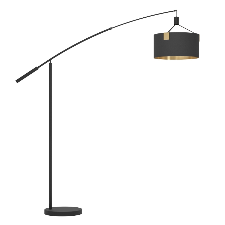 Eglo - Lattialamppu 3xE27/40W/230V musta/kulta