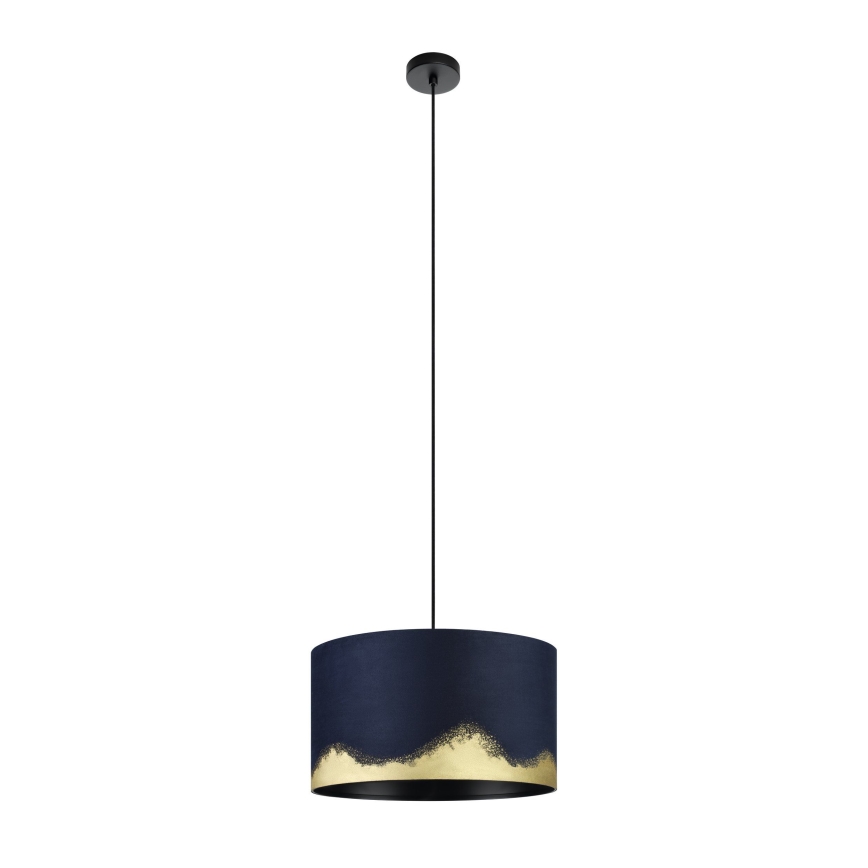 Eglo - Kattokruunu johdossa 1xE27/40W/230V halkaisija 38 cm sininen/kulta