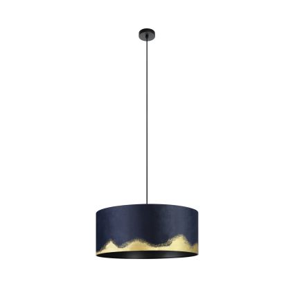 Eglo - Kattokruunu johdossa 1xE27/40W/230V halkaisija 53 cm sininen/kulta