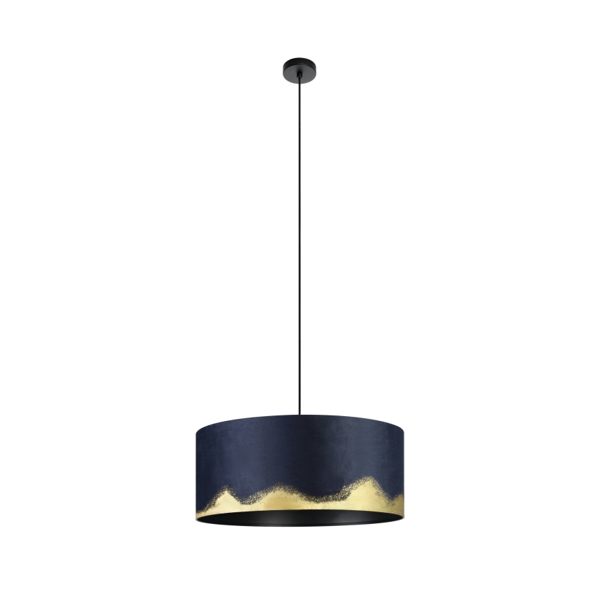 Eglo - Kattokruunu johdossa 1xE27/40W/230V halkaisija 53 cm sininen/kulta