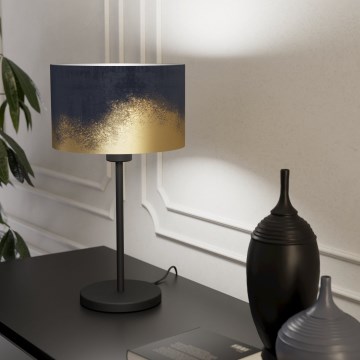 Eglo 39975 - Pöytävalaisin CASUARITA 1xE27/40W/230V sininen/kulta