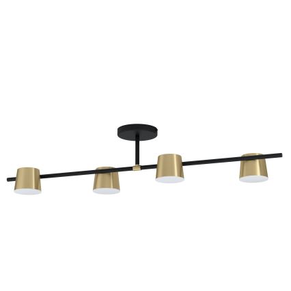 Eglo - Kiinteä LED-kattokruunu 4xGU10/4,6W/230V 3000K kulta
