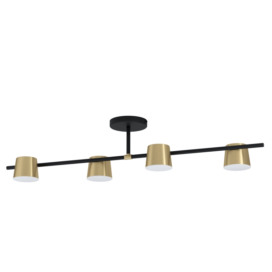 Eglo - Kiinteä LED-kattokruunu 4xGU10/4,6W/230V 3000K kulta
