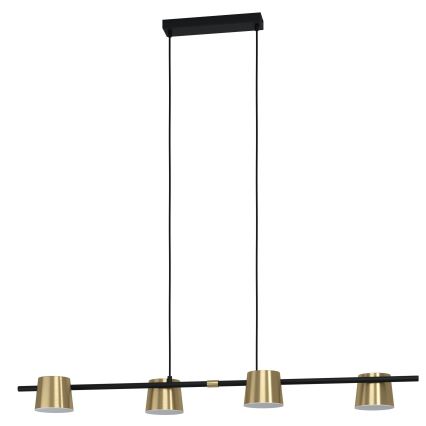 Eglo - LED-kattokruunu johdossa 4xGU10/4,6W/230V 3000K kulta