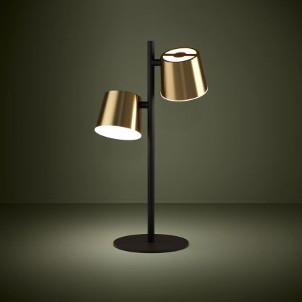 Eglo - LED-pöytävalaisin 2xGU10/4,6W/230V 3000K kulta
