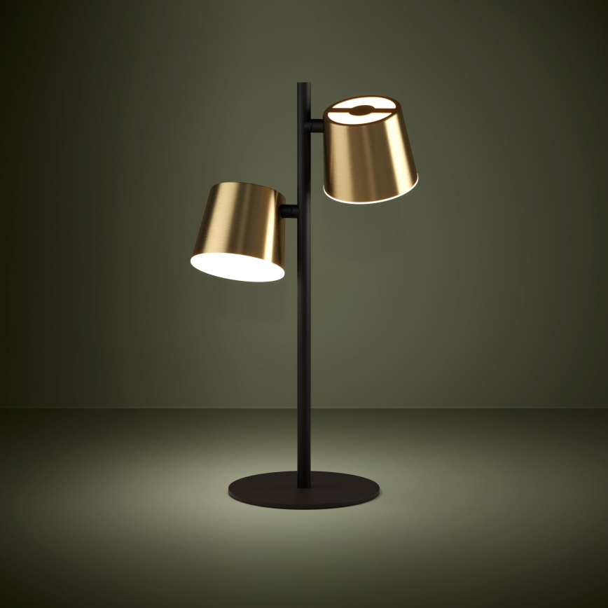 Eglo - LED-pöytävalaisin 2xGU10/4,6W/230V 3000K kulta