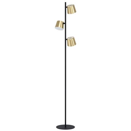 Eglo - LED-lattiavalaisin 3xGU10/4,6W/230V 3000K kulta