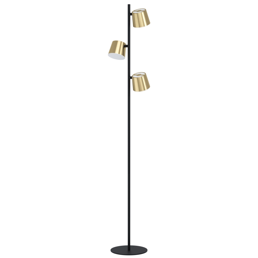 Eglo - LED-lattiavalaisin 3xGU10/4,6W/230V 3000K kulta