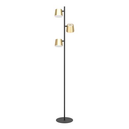 Eglo - LED-lattiavalaisin 3xGU10/4,6W/230V 3000K kulta