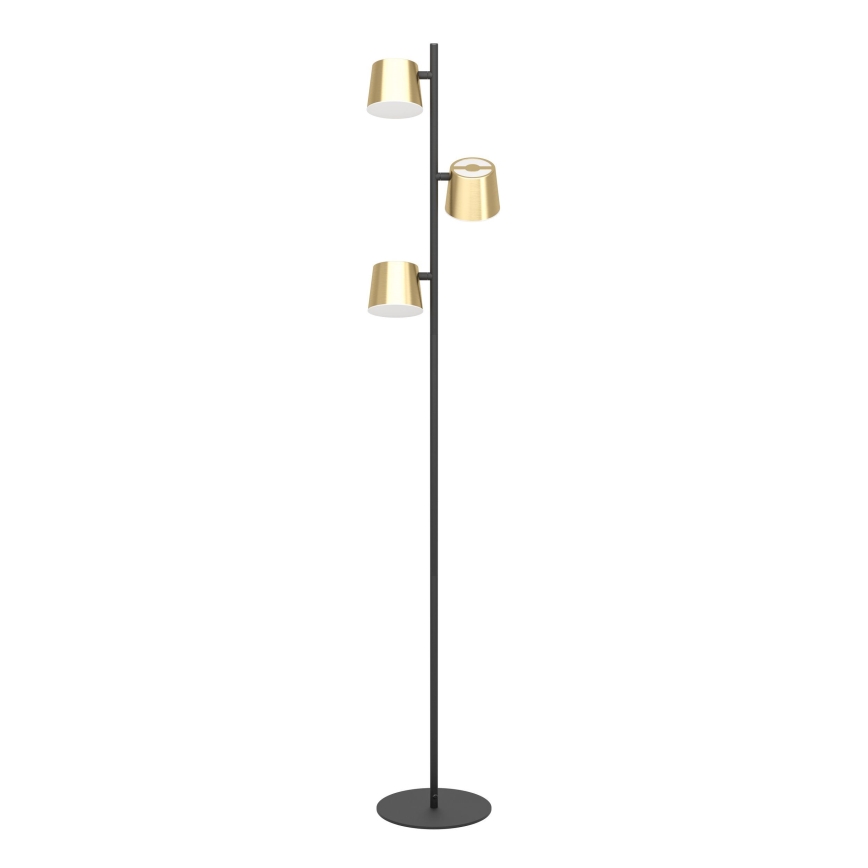 Eglo - LED-lattiavalaisin 3xGU10/4,6W/230V 3000K kulta