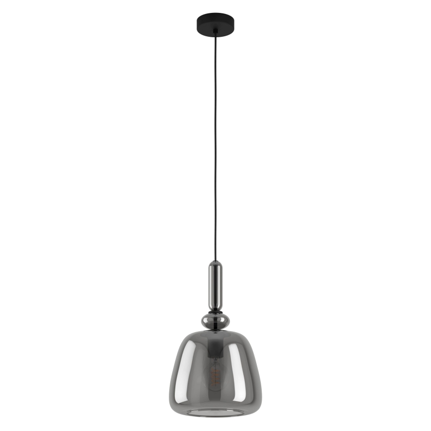 Eglo - Kattokruunu johdossa 1xE27/40W/230V savuinen