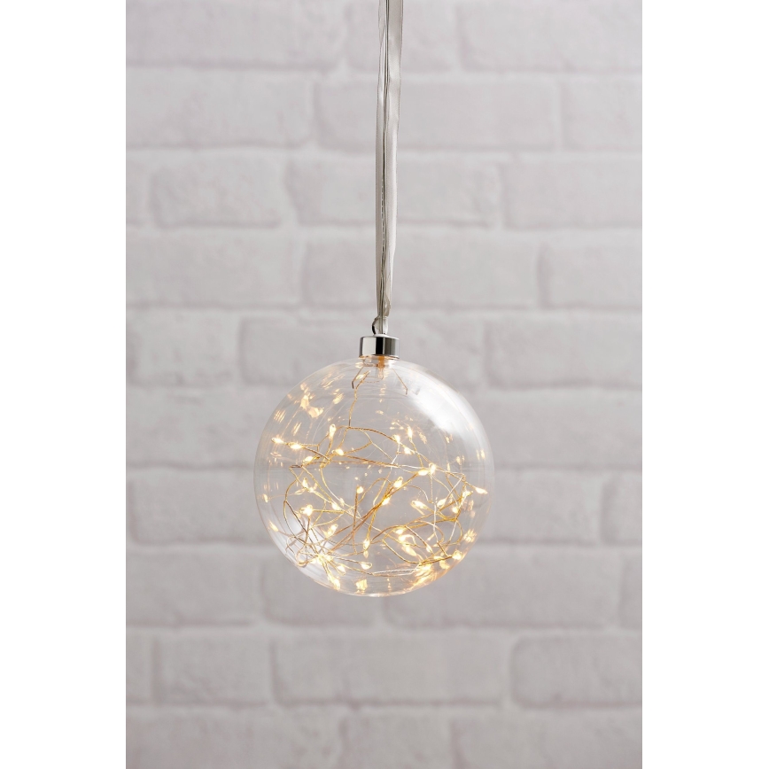 Eglo - LED Joulukoriste 40xLED/0,064W/2xAA halk. 15 cm