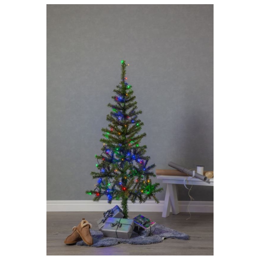 Eglo - LED Jouluketju ulkokäyttöön 80xLED 8m IP44 monivärinen