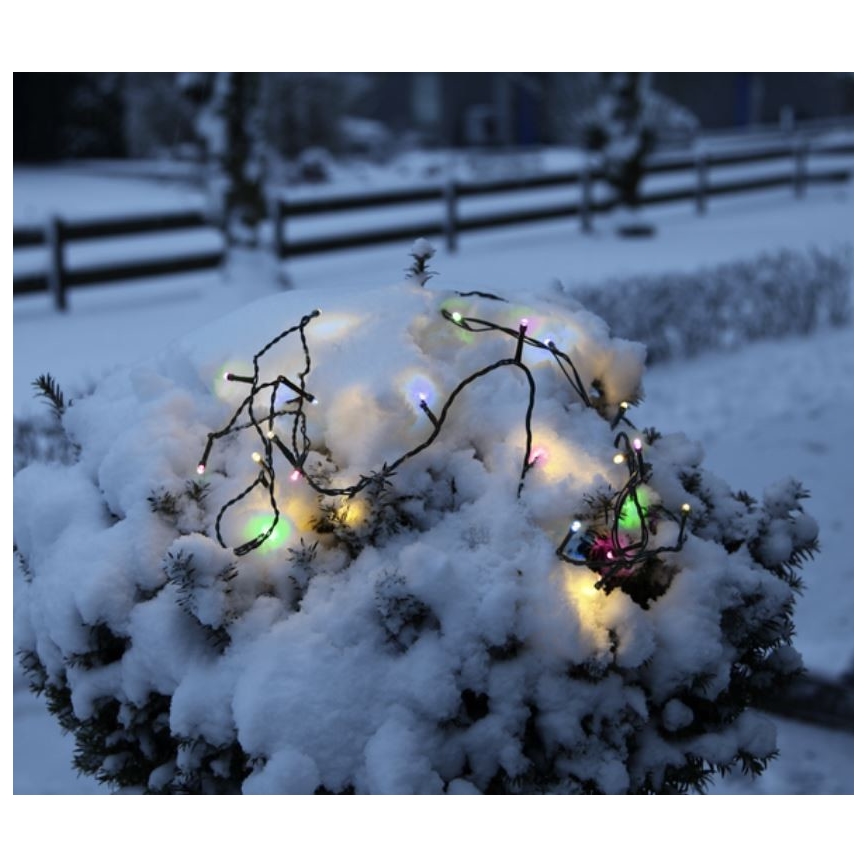 Eglo - LED Jouluketju ulkokäyttöön 80xLED 8m IP44 monivärinen