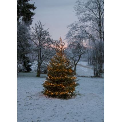 Eglo - LED Jouluketju ulkokäyttöön GOLDEN 1200xLED 24m IP44 lämmin valkoinen