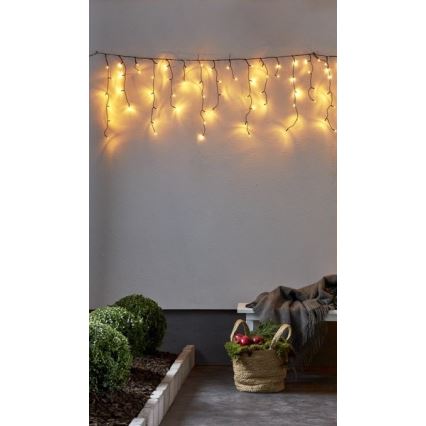 Eglo - LED-jouluketju ulkokäyttöön 240xLED 5,9m lämmin valkoinen IP44