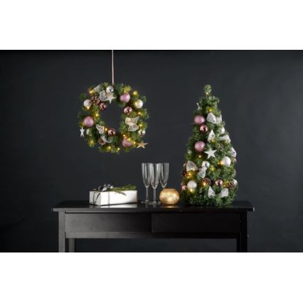 Eglo - LED Joulukoriste 42xLED/0,064W/3xAA