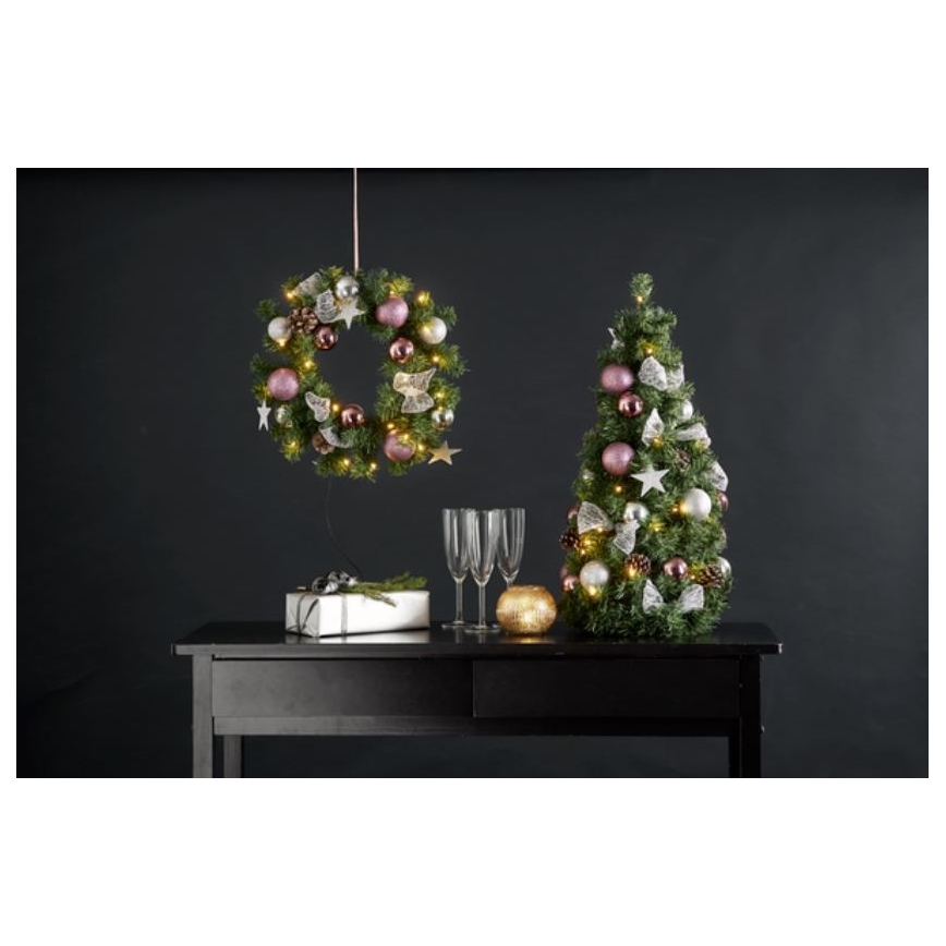 Eglo - LED Joulukoriste 42xLED/0,064W/3xAA