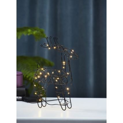 Eglo - LED-joulukoriste 40xLED/0,06W/3xAA